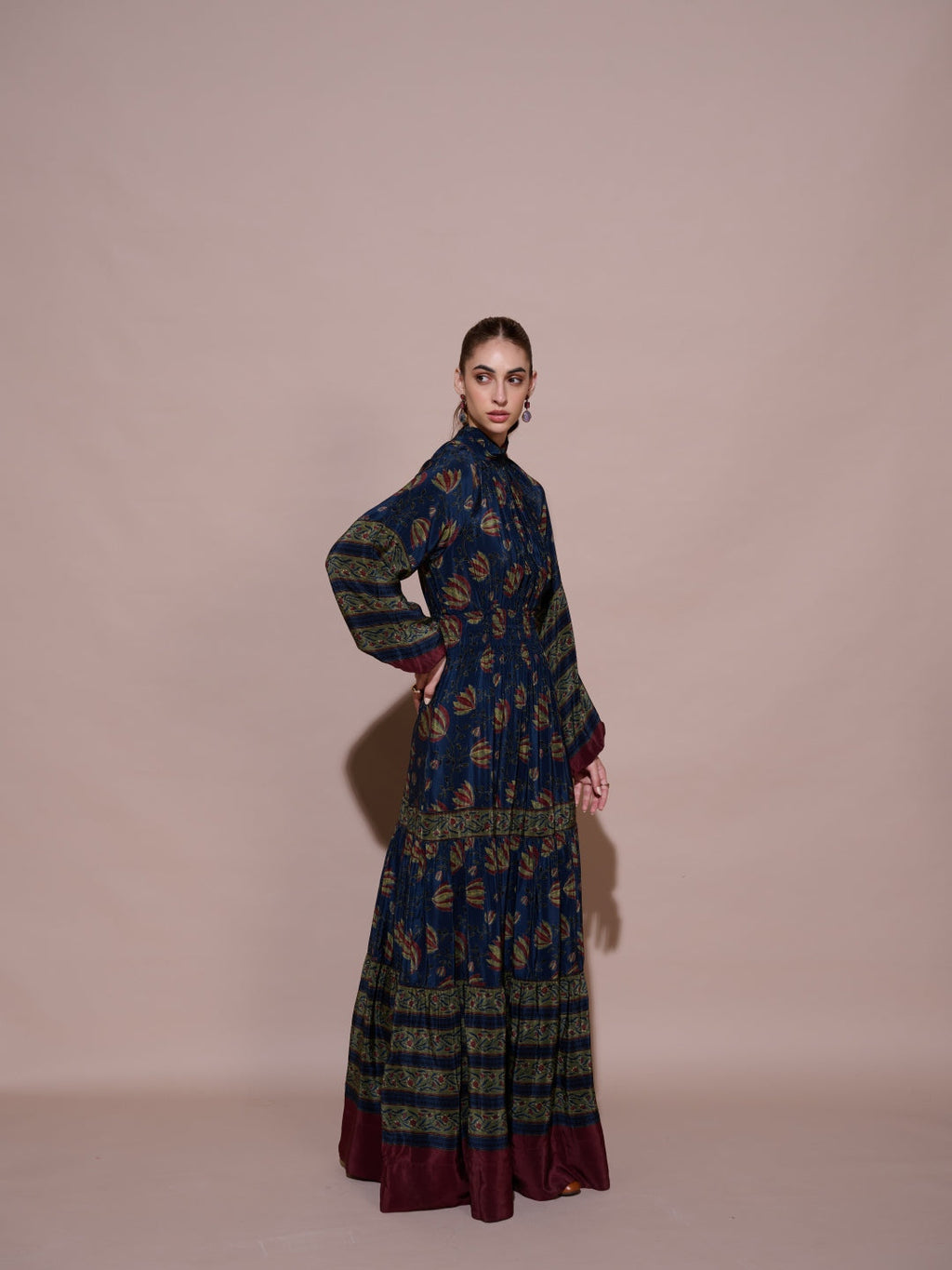 Sonal Ved in our Cynthia Mulberry Dress