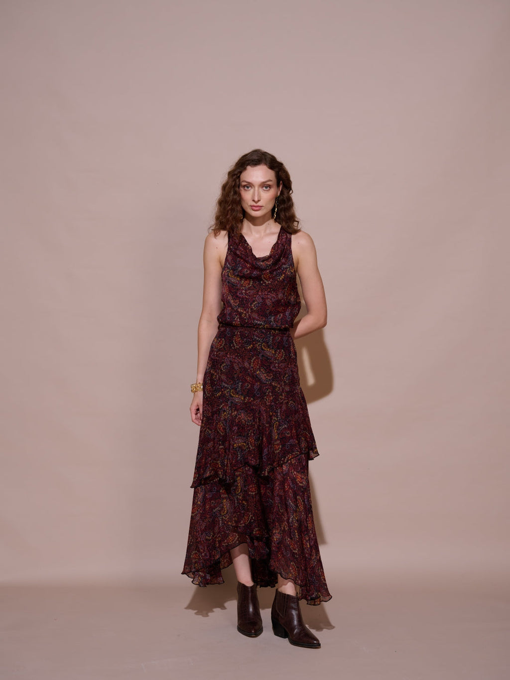 Ayesha Amin Nigam in our Sharon Cowl Neck Top