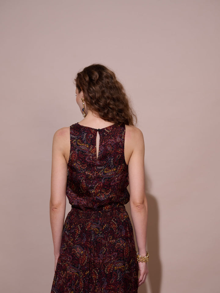 Tushita Mehta in our Sharon Cowl Neck Top