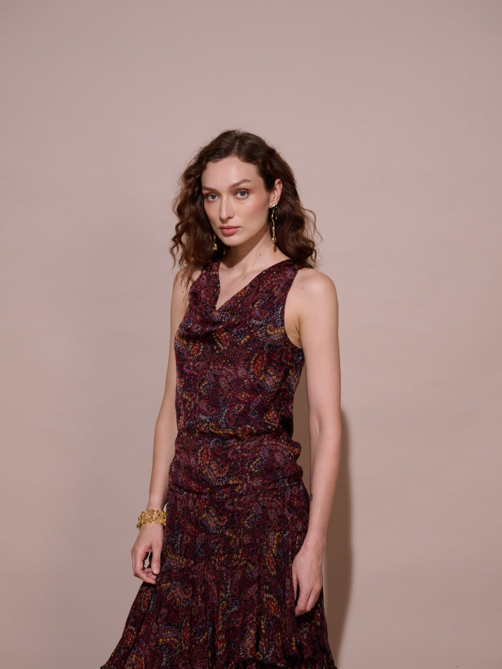 Sharon Cowl Neck Top