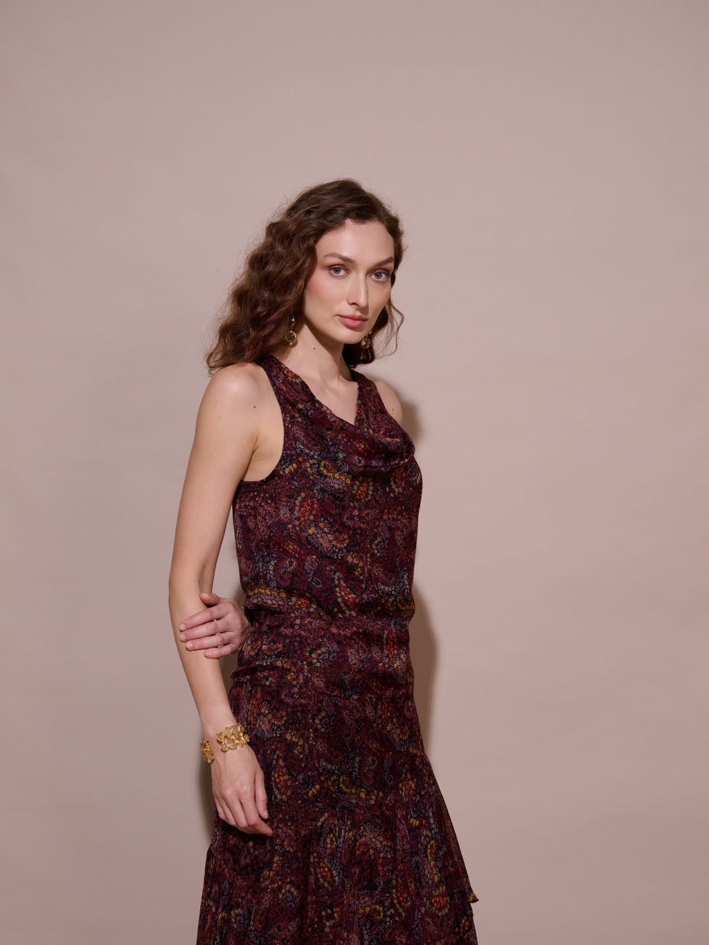 Sharon Cowl Neck Top