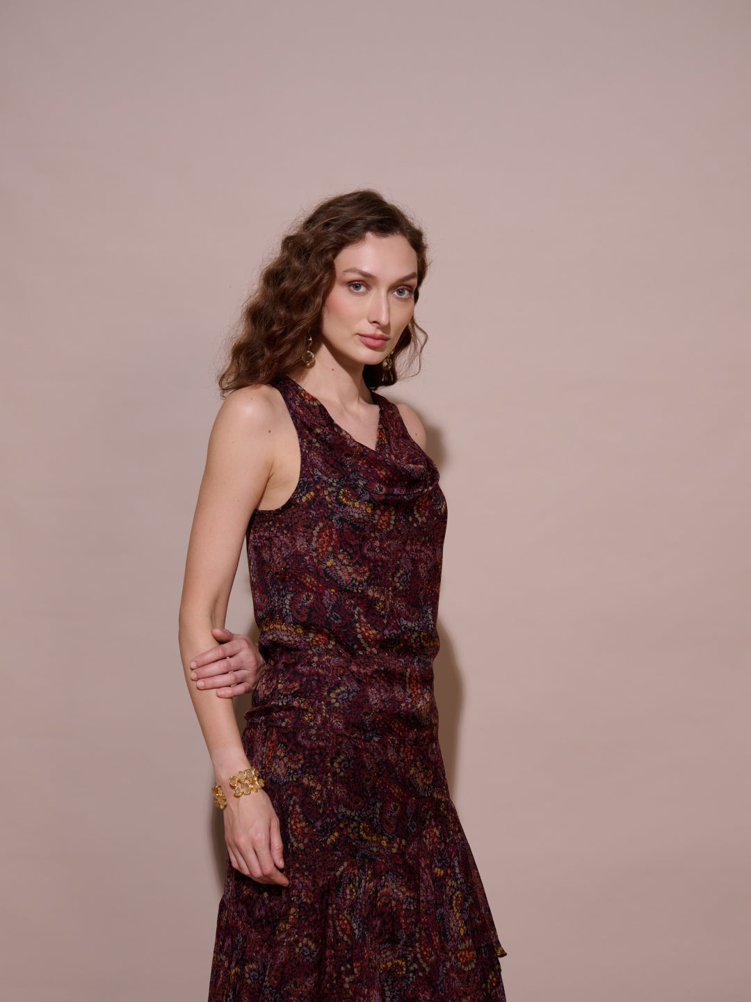 Sharon Cowl Neck Top