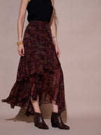 Tushita Mehta in our Sharon Ruffle Skirt