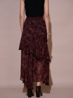 Tushita Mehta in our Sharon Ruffle Skirt