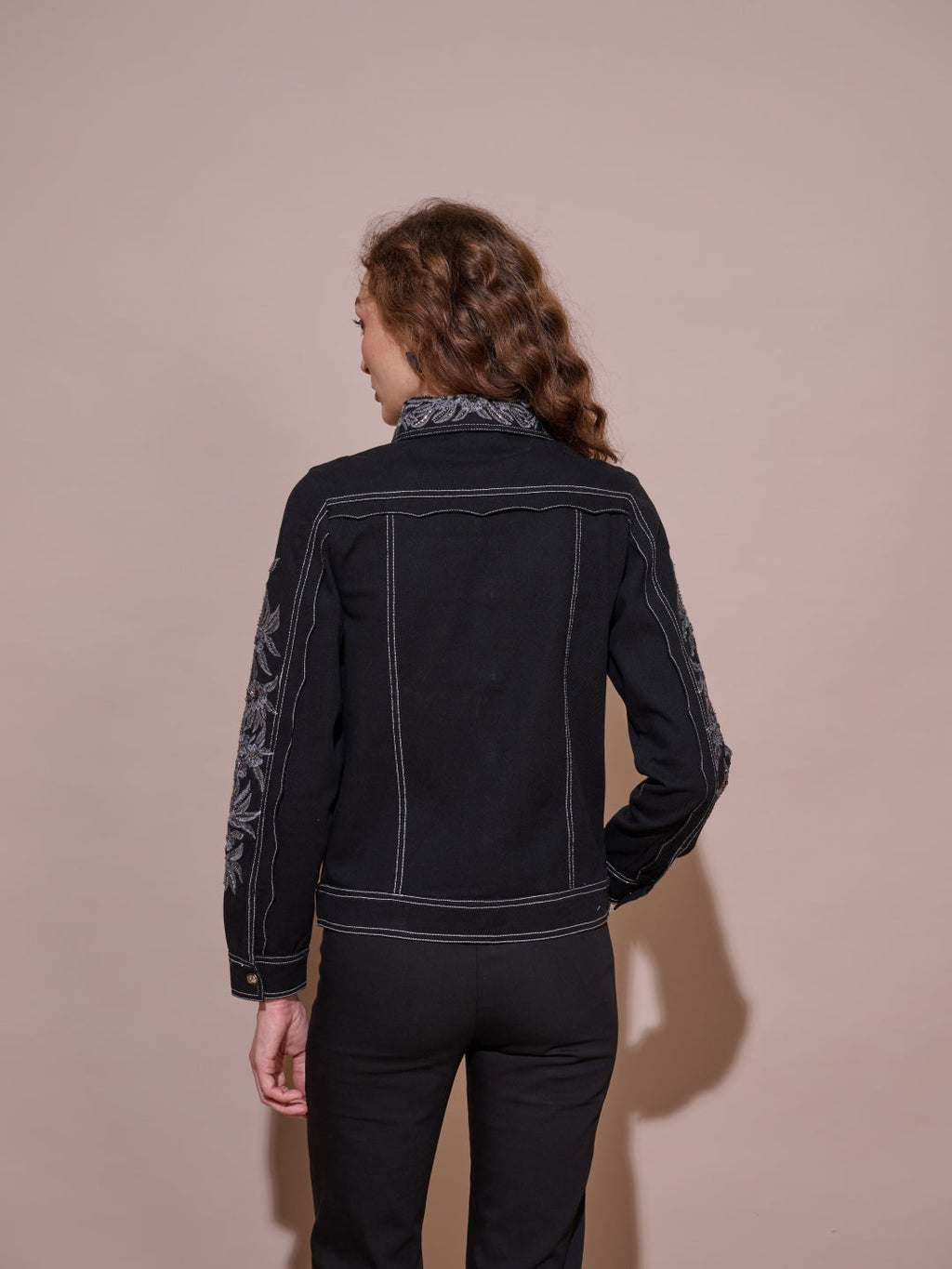 Sonal Chadha in our Lucy Embroidered Jacket