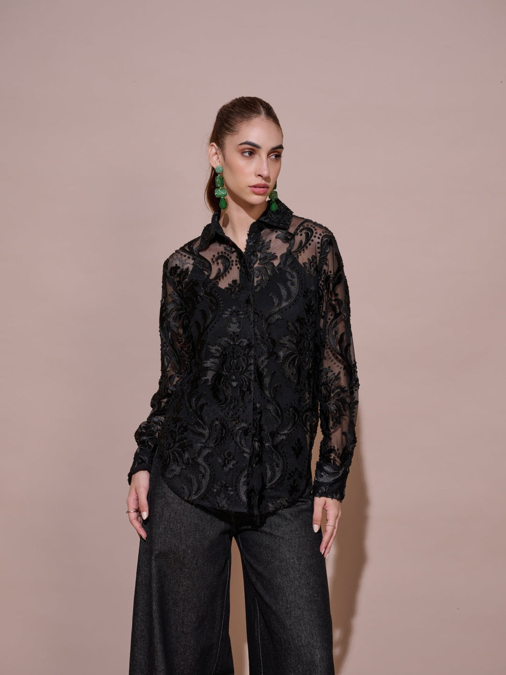 Julie Jacquard Shirt