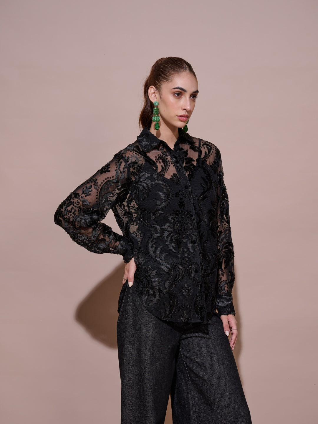 Julie Jacquard Shirt