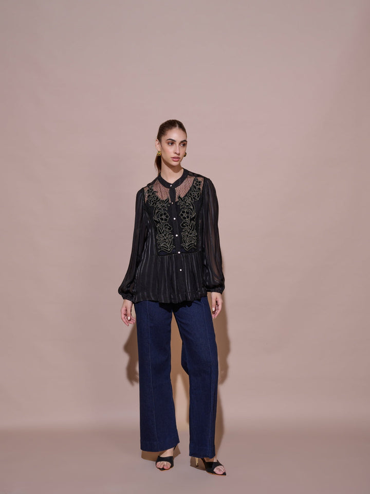 Amara Embroidered Top