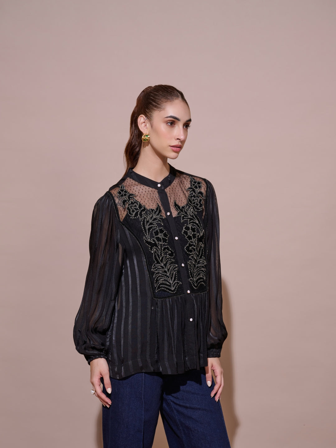 Amara Embroidered Top