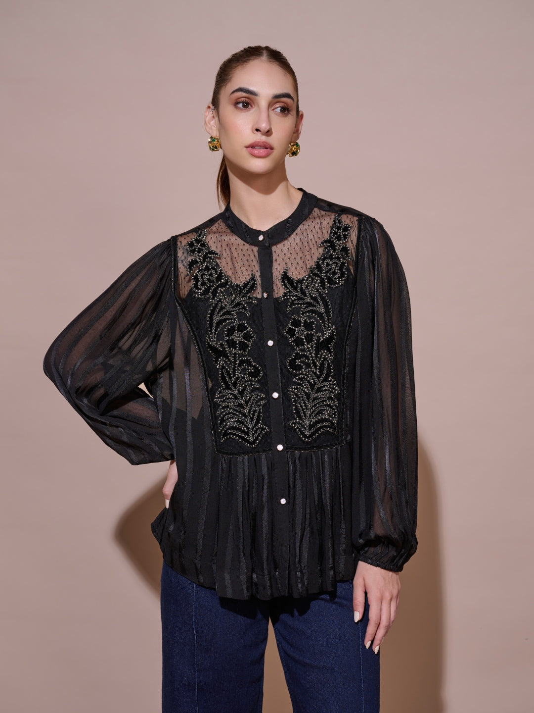 Amara Embroidered Top