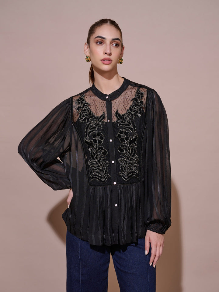 Amara Embroidered Top