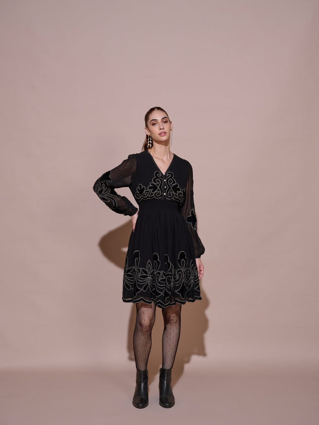 Eloise Embroidered Dress