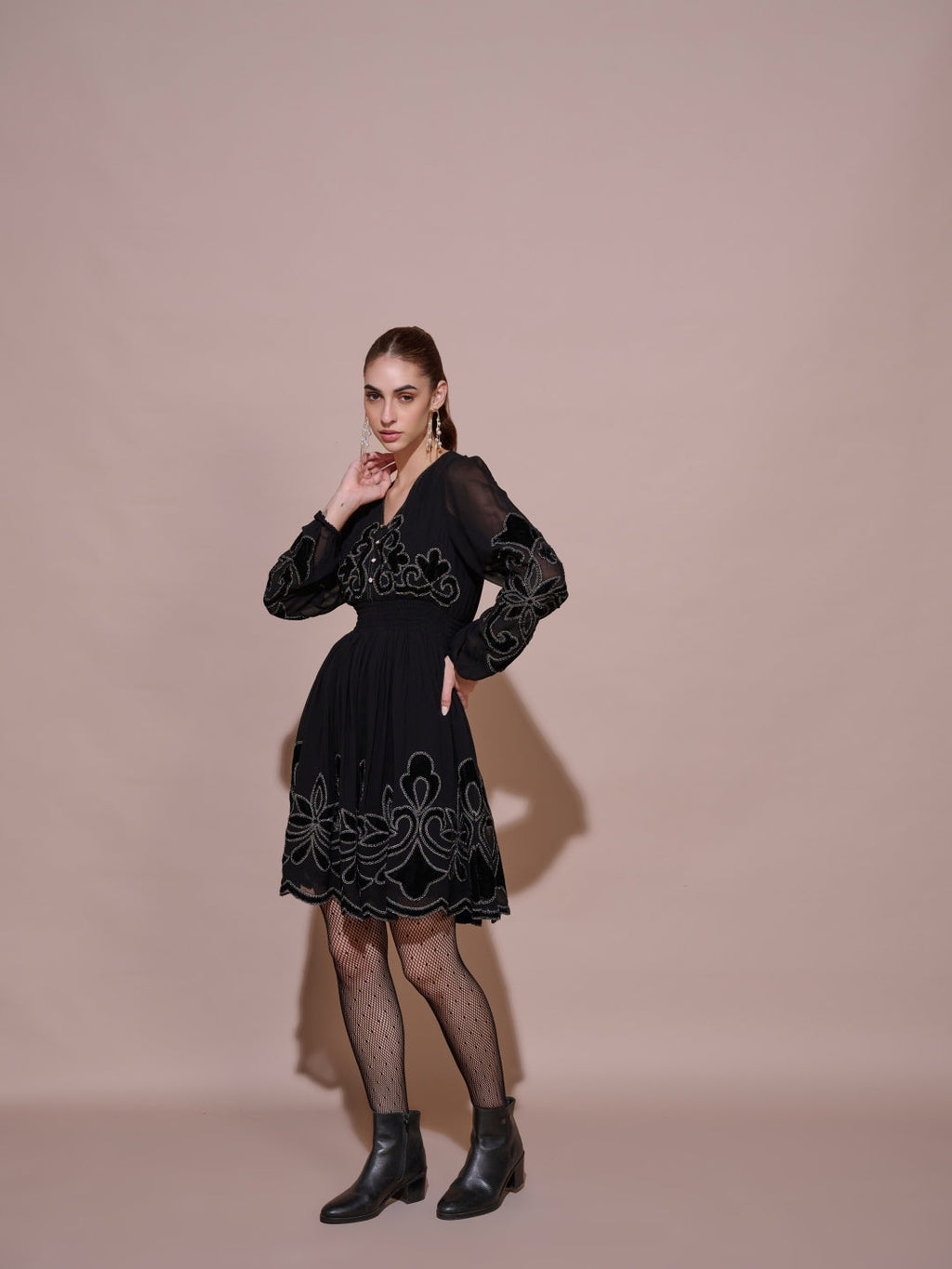 Eloise Embroidered Dress