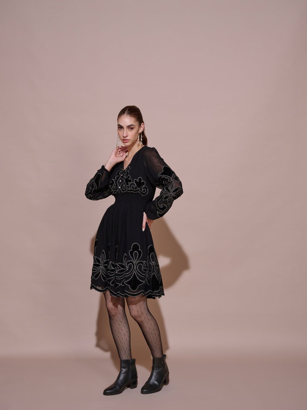 Eloise Embroidered Dress