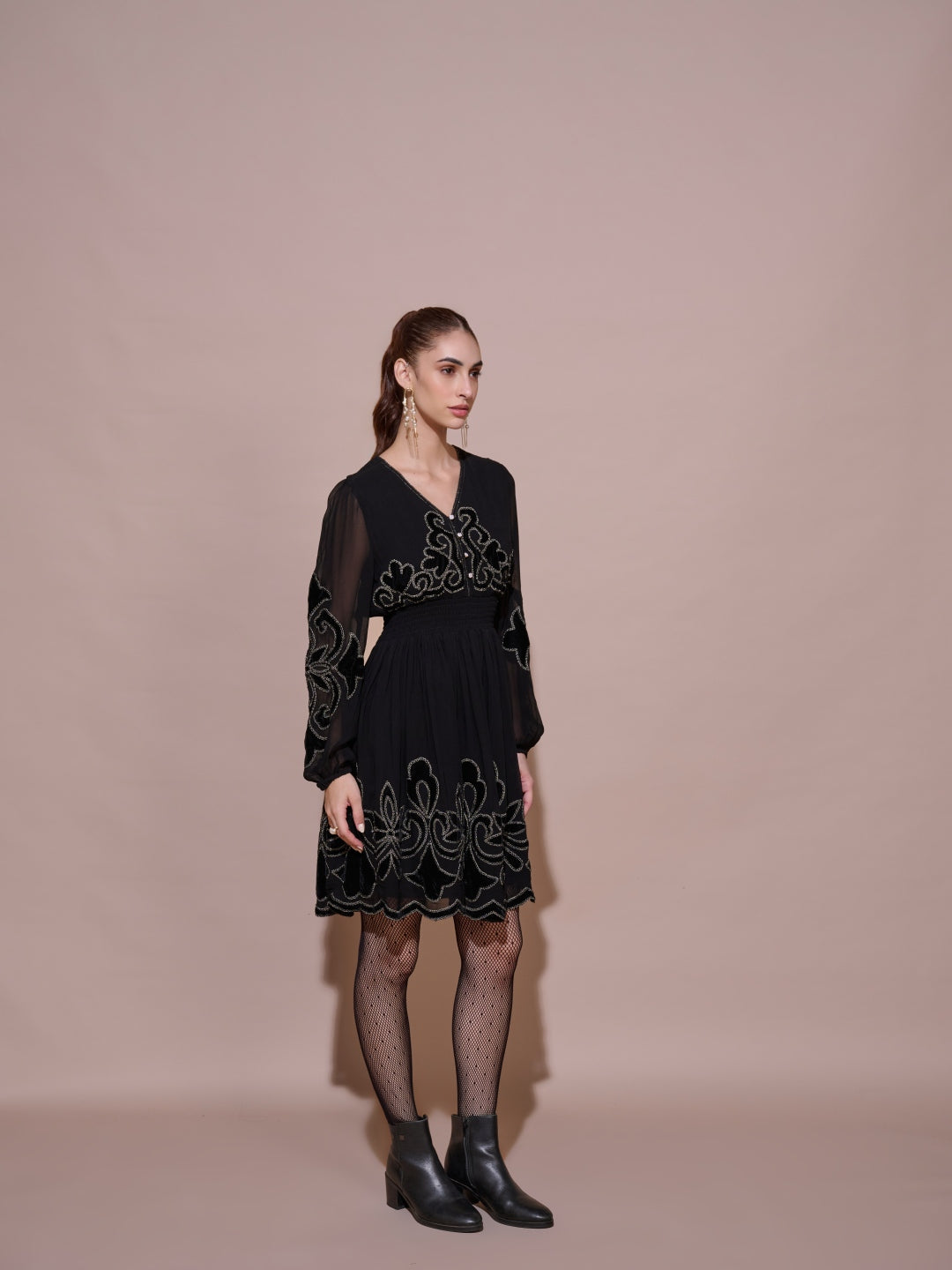 Eloise Embroidered Dress