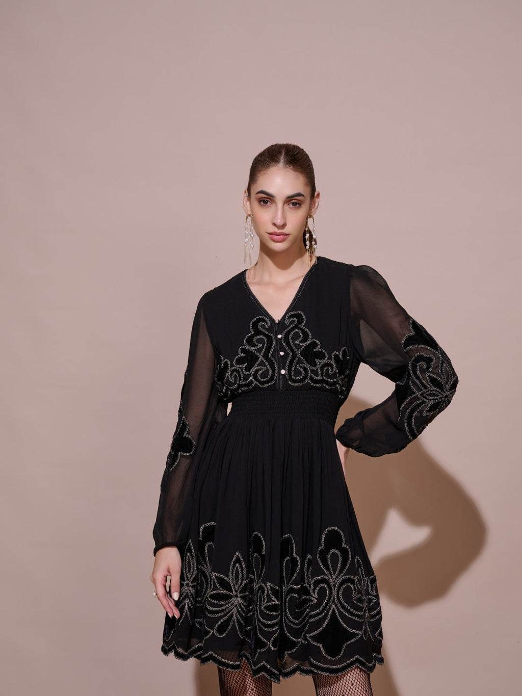 Eloise Embroidered Dress