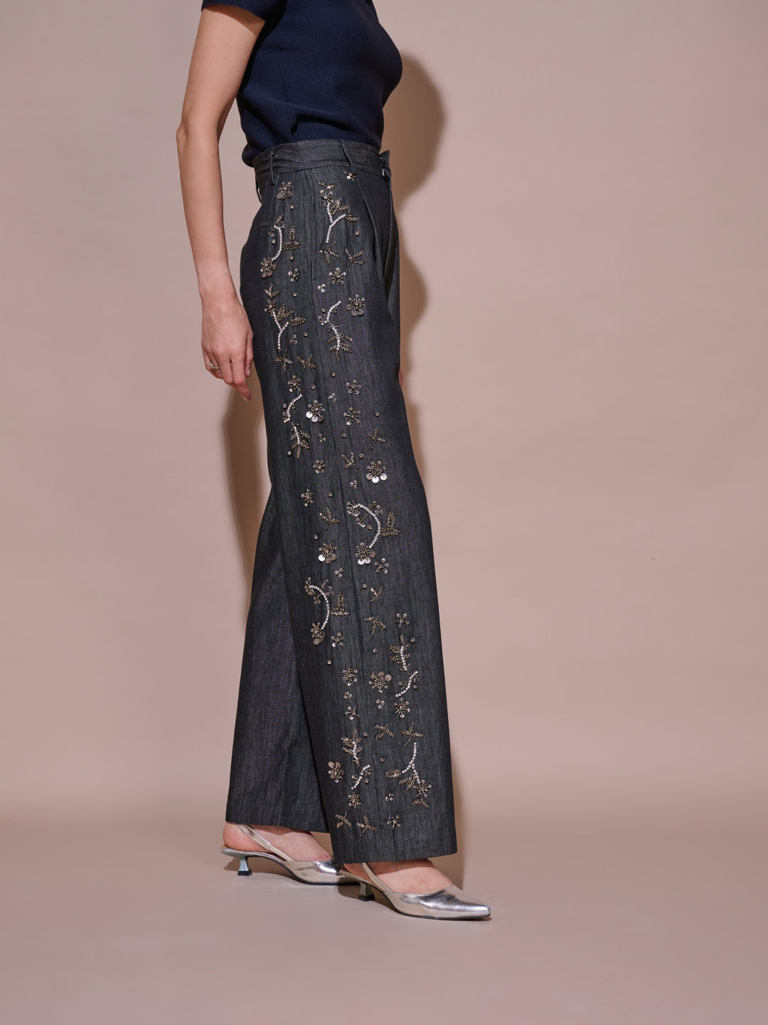 Rosie Embellished Denim Pants