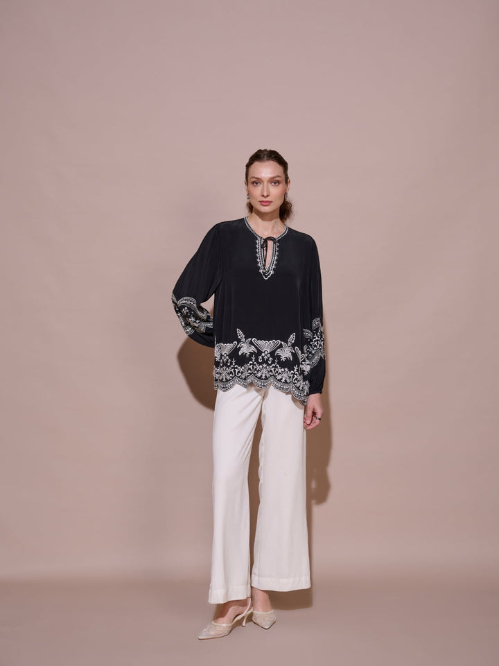 Nancy Embroidered Top