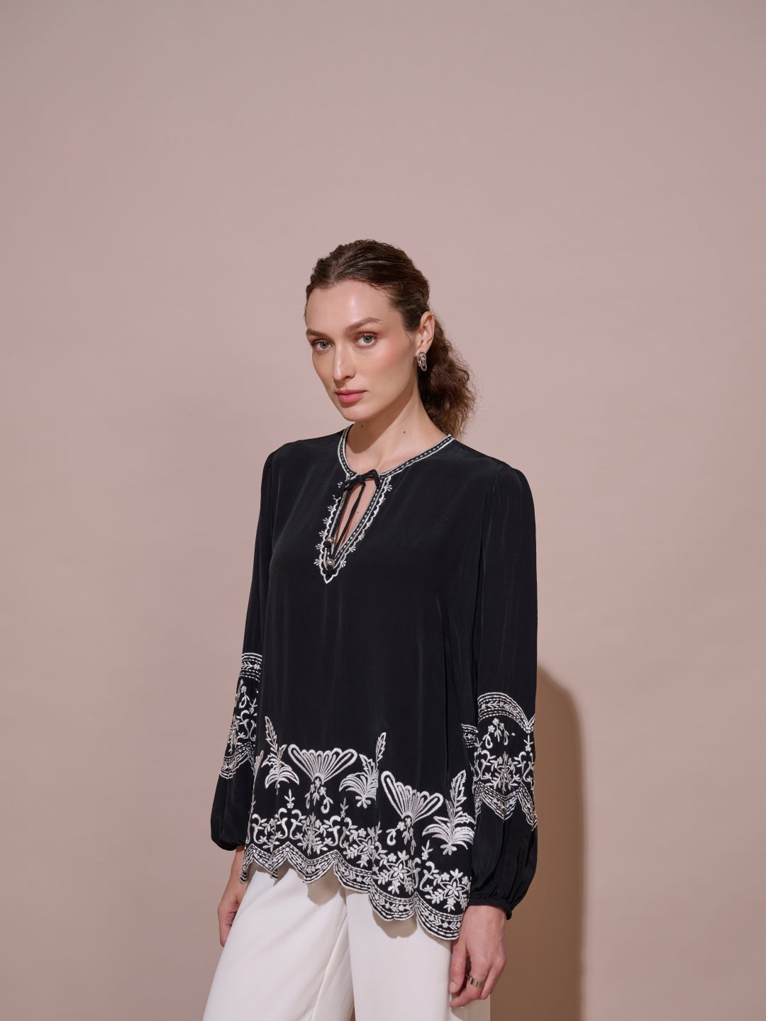 Nancy Embroidered Top