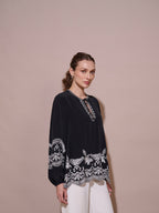 Nancy Embroidered Top