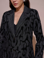 Arden Denim Velvet Blazer