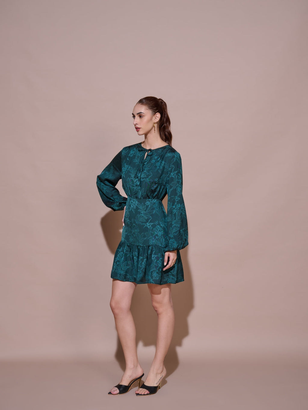 Ayesha Amin Nigam in our Florence Jacquard Dress