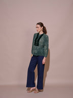 Aria Burnt-Velvet Top