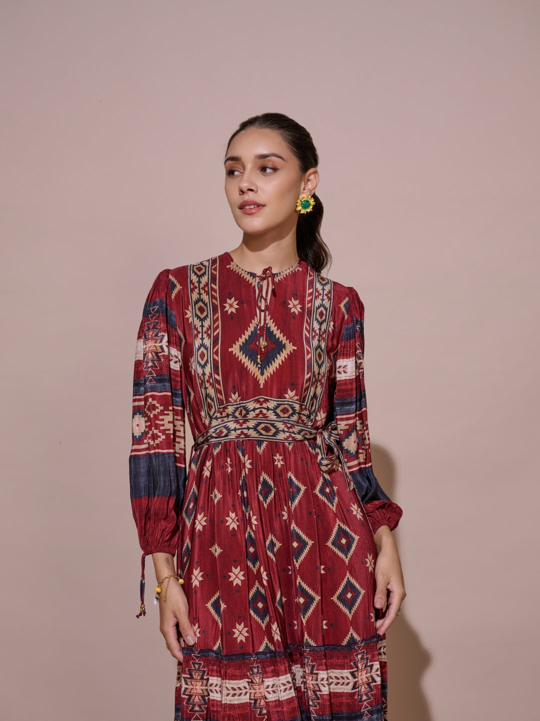 Adeline Printed Dress