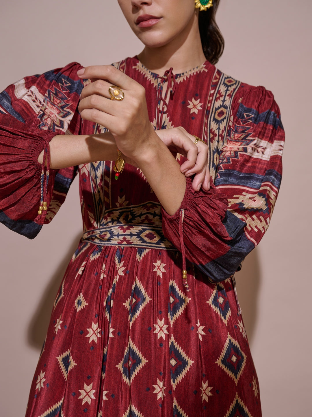 Adeline Printed Dress