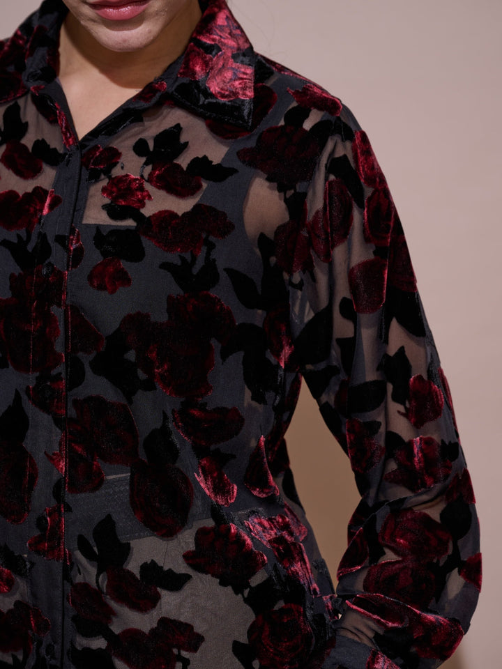 Elise Velvet Shirt