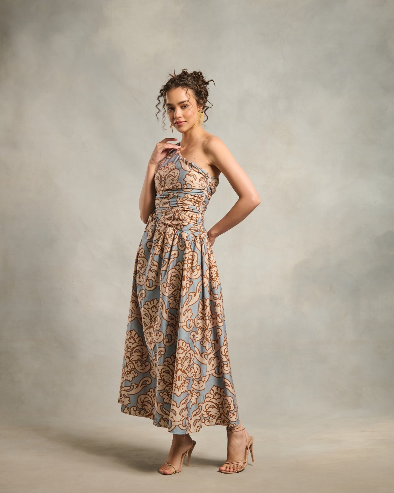 Kiara Printed Dress