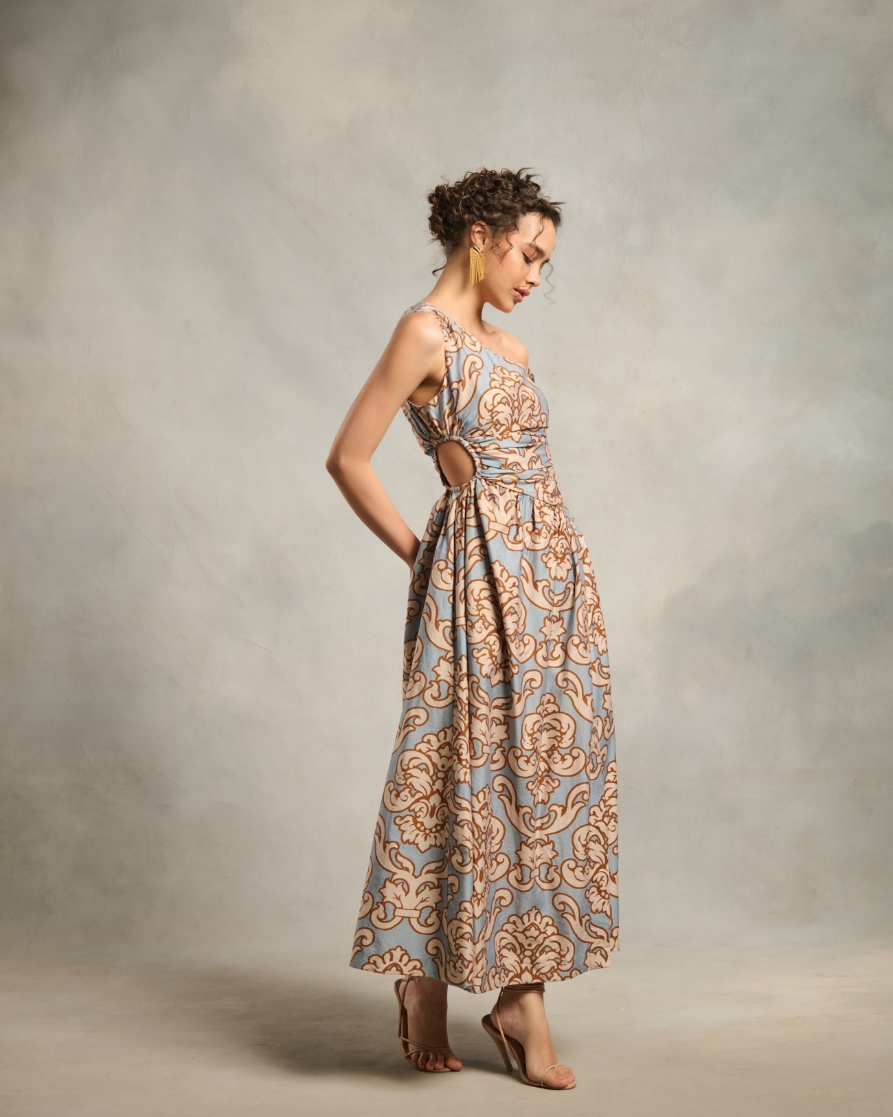 Kiara Printed Dress