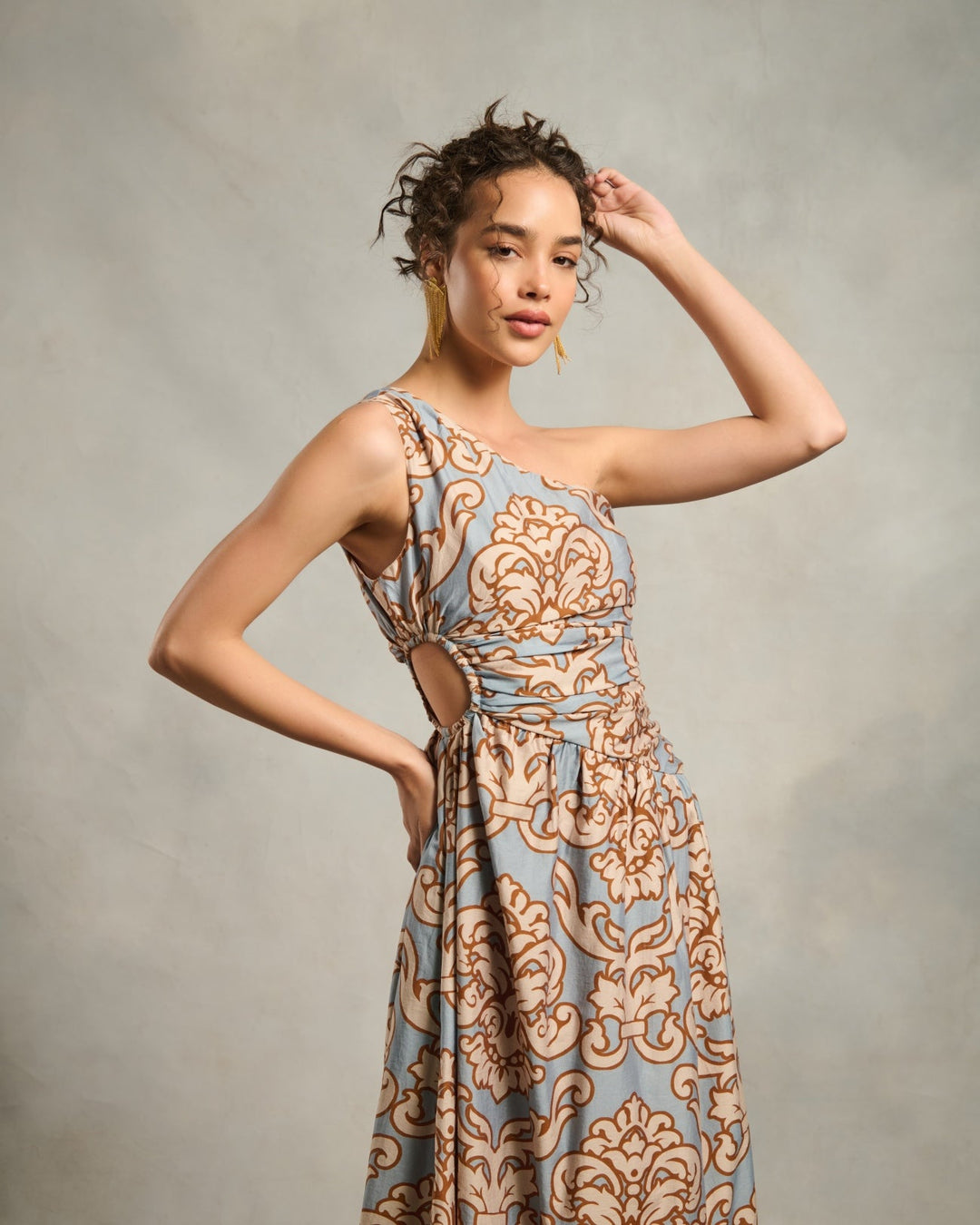Tushita Mehta in our Kiara Printed Dress