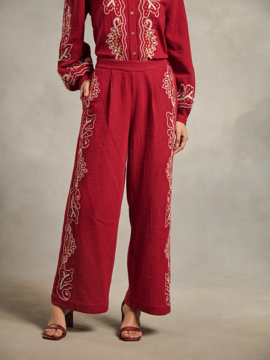 Jemma Embroidered Pants