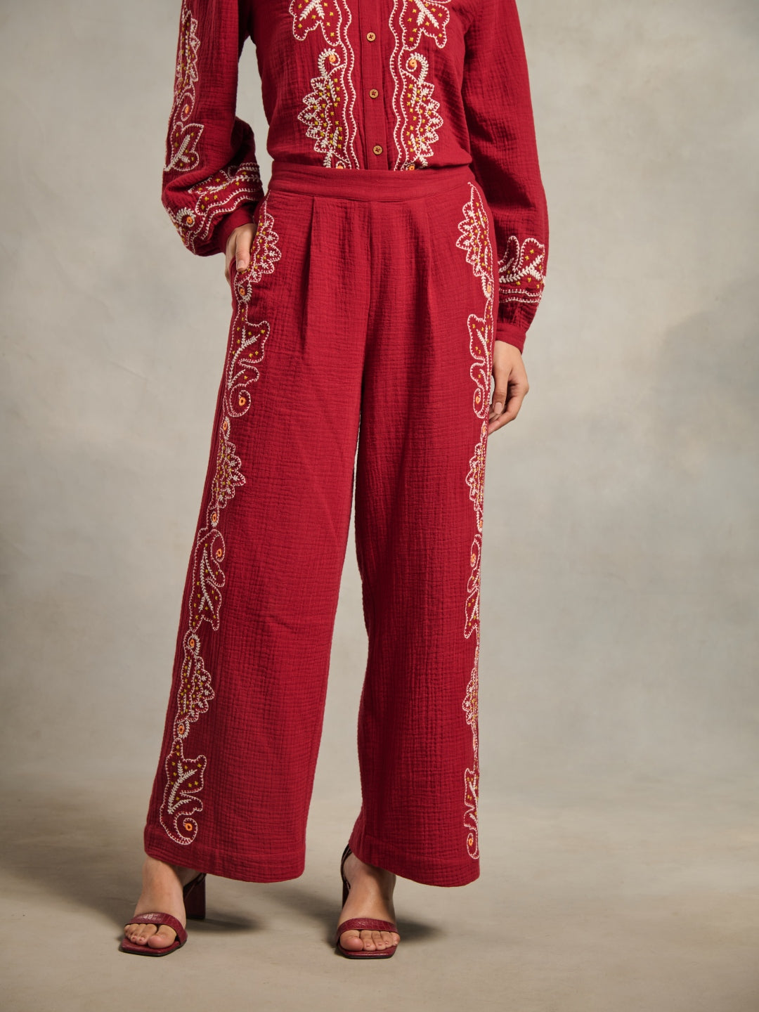 Jemma Embroidered Pants