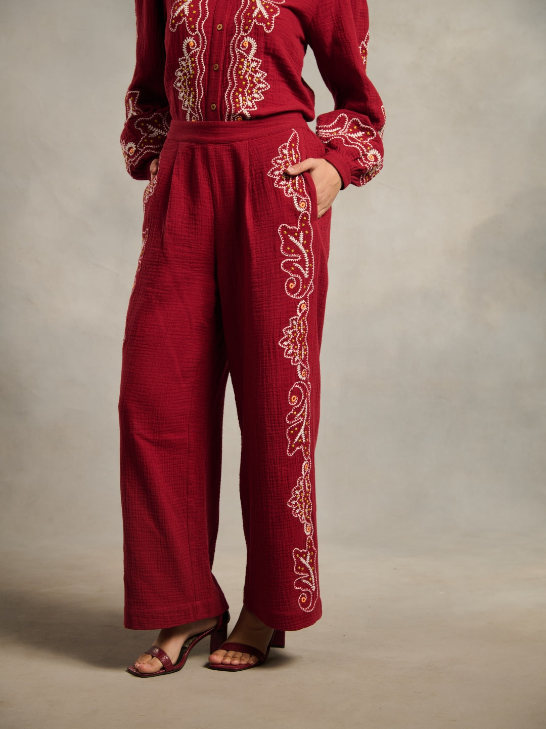 Jemma Embroidered Pants