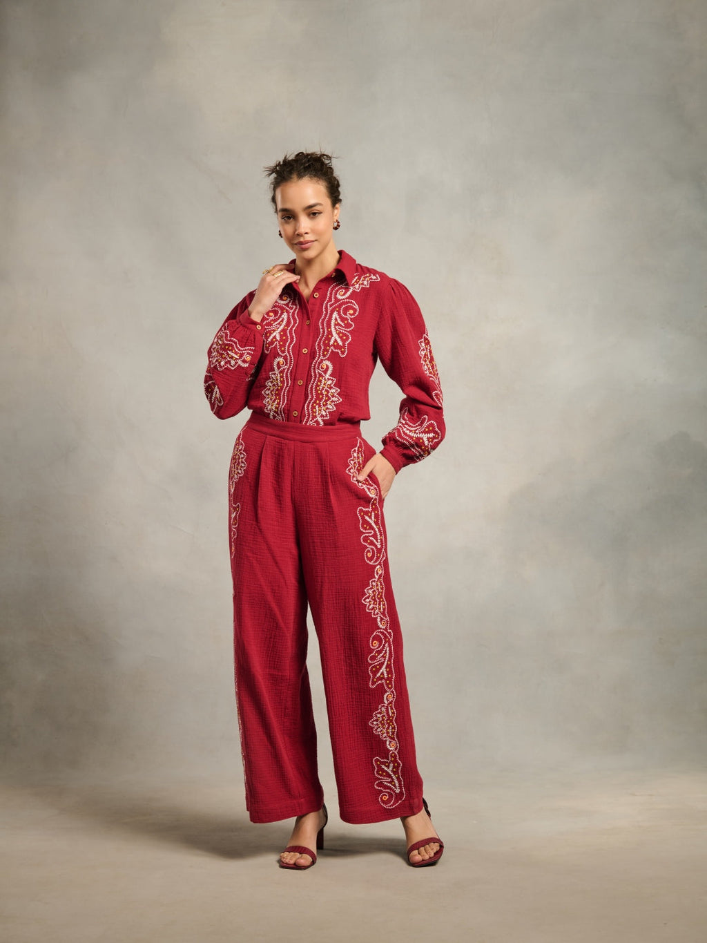 Jemma Embroidered Pants