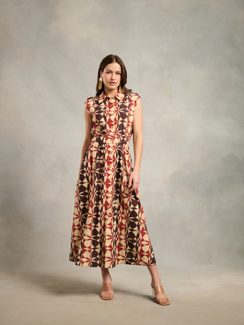 Stephanie Printed Dress