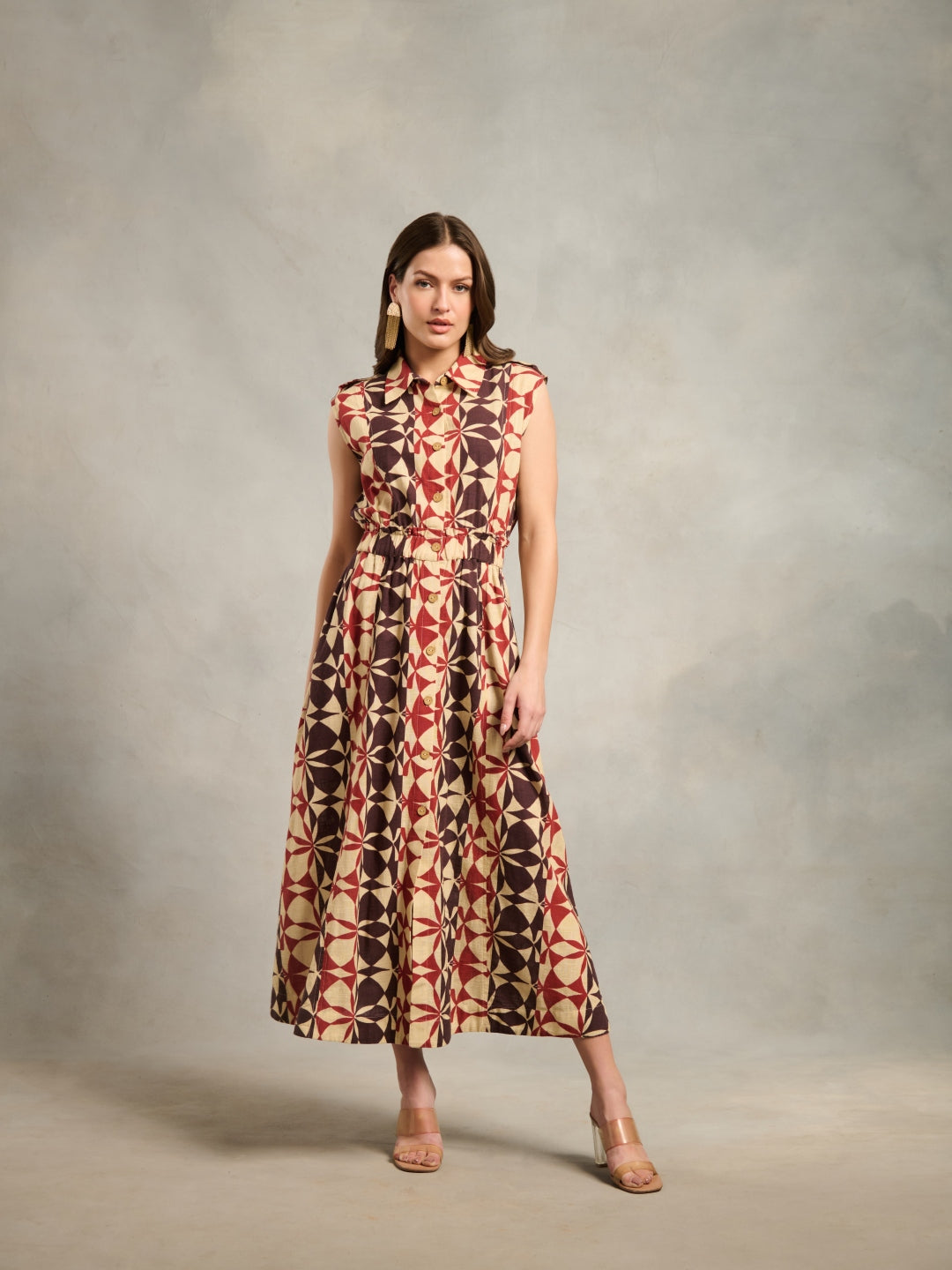 Stephanie Printed Dress