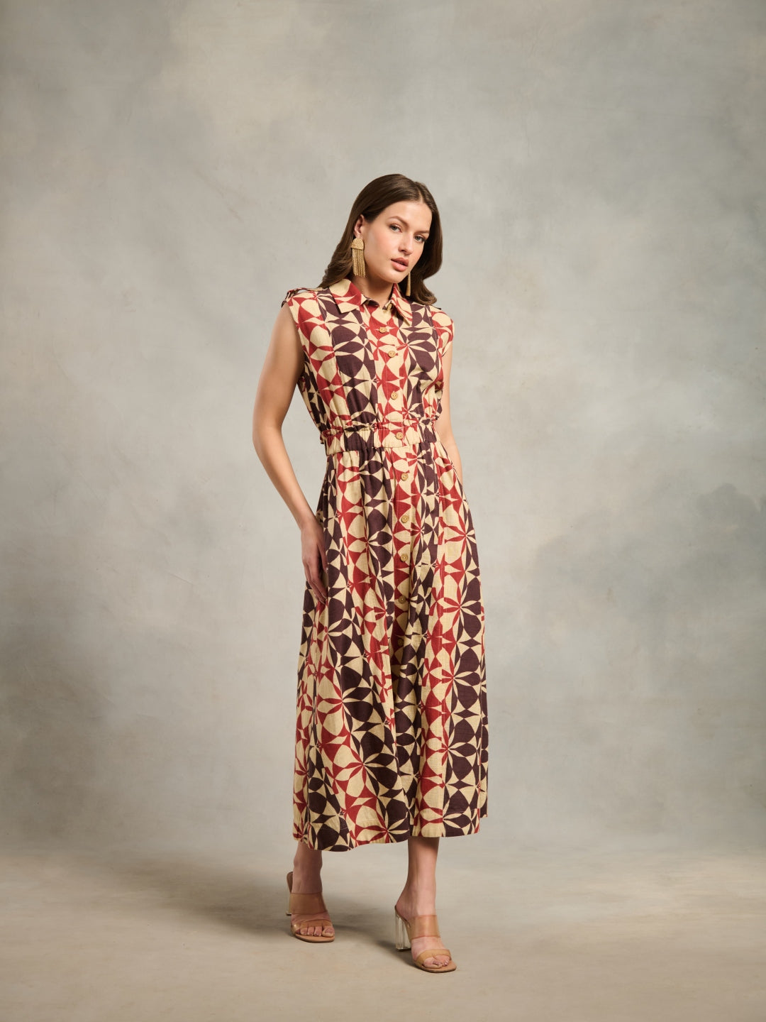 Stephanie Printed Dress