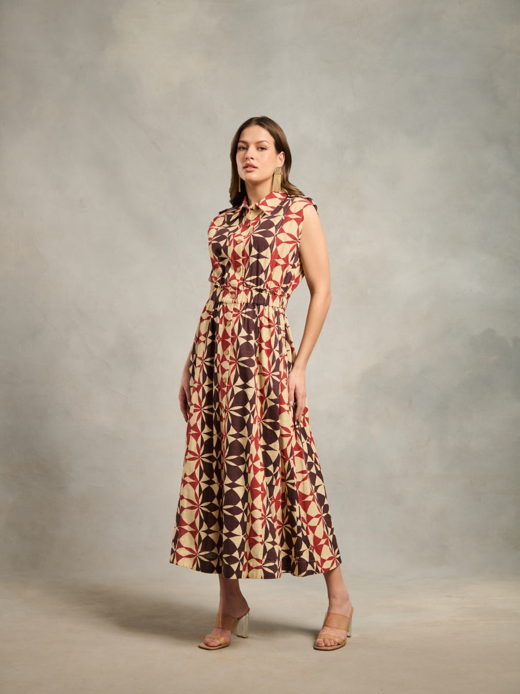 Stephanie Printed Dress