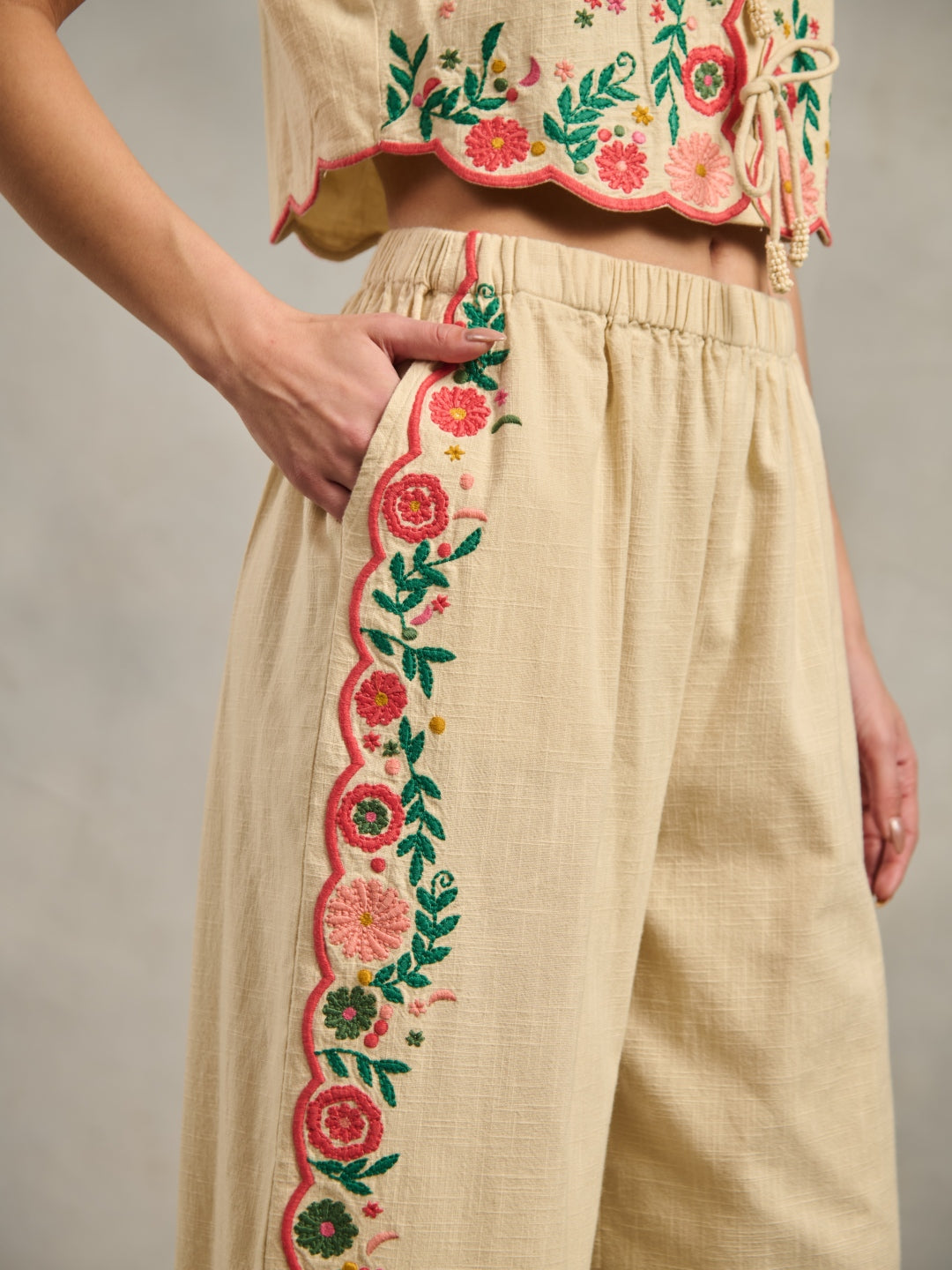 Maya Embroidered Pants