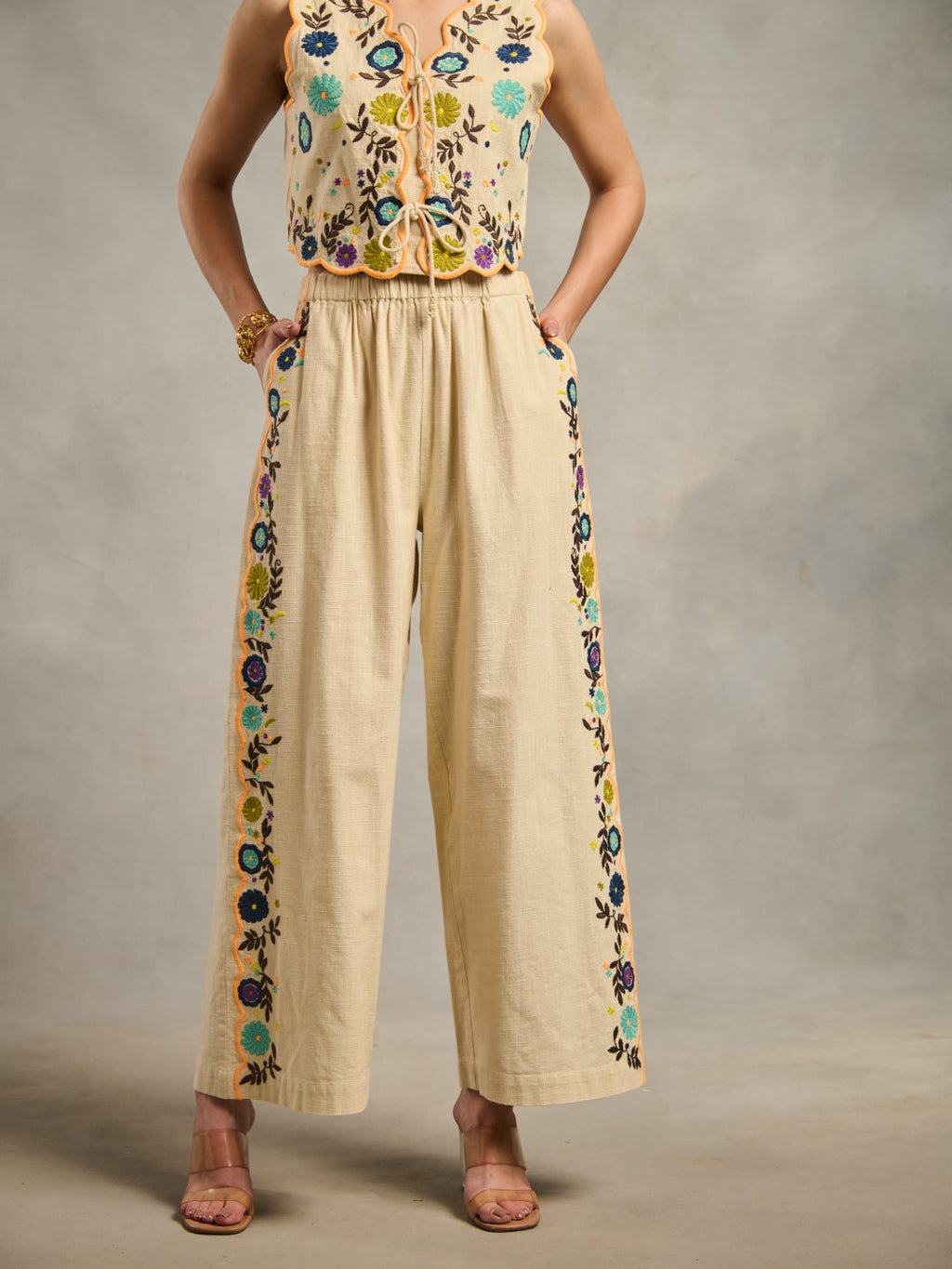 Maya Embroidered Pants