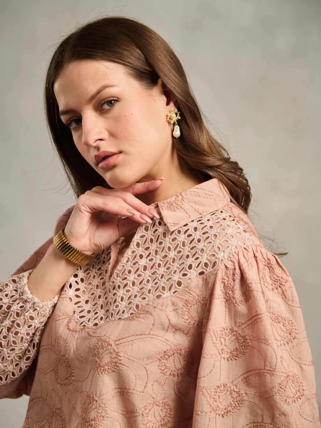 Lisa Schiffli Blouse