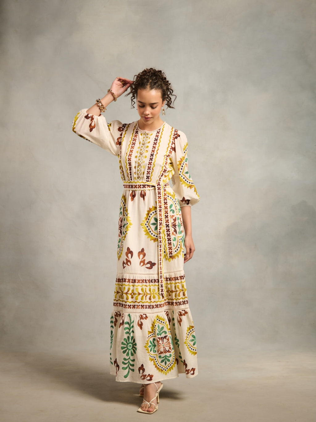 Sania Chadha in our Amy Printed Maxi