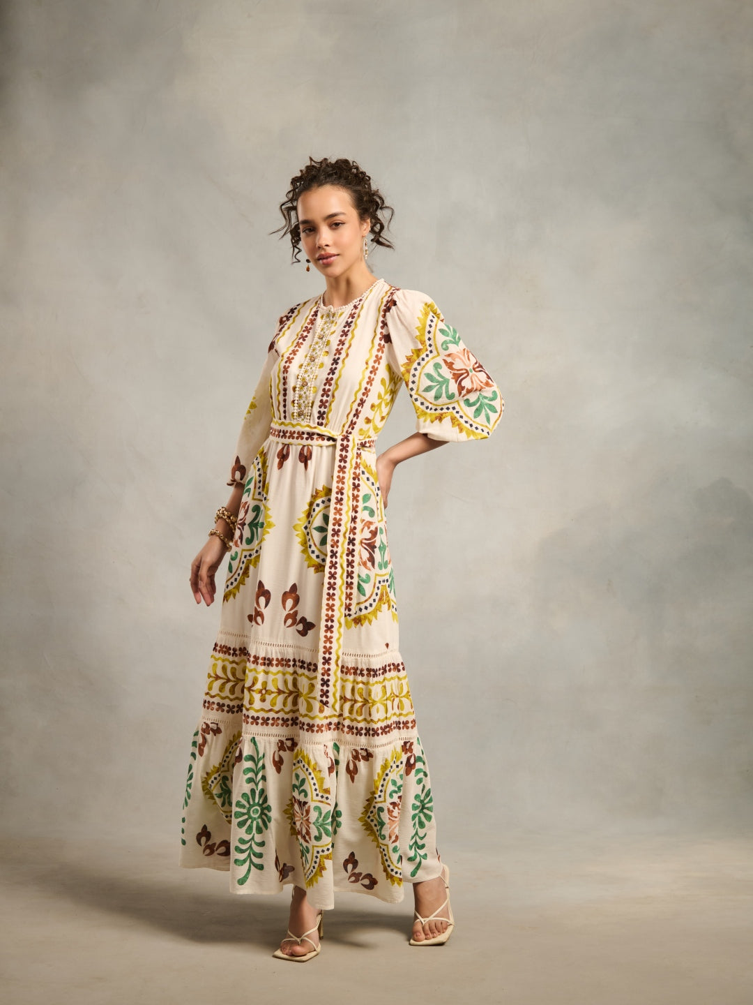 Sania Chadha in our Amy Printed Maxi