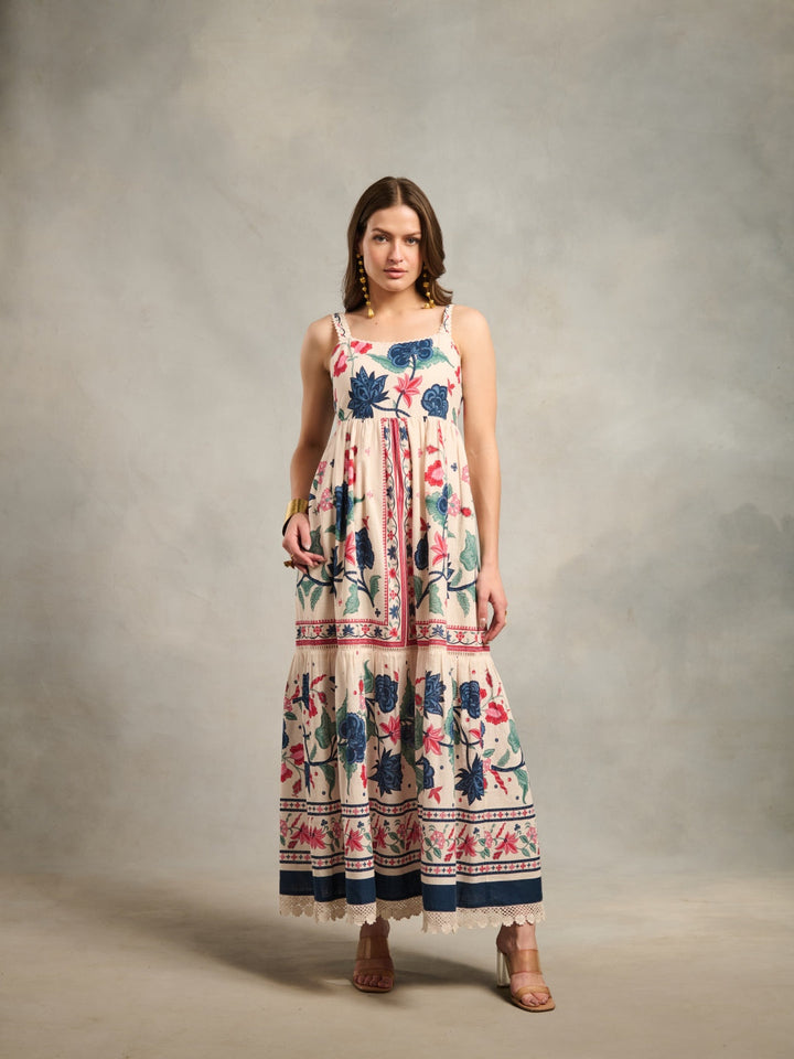 Tushita Mehta in Kaitlyn Printed Maxi