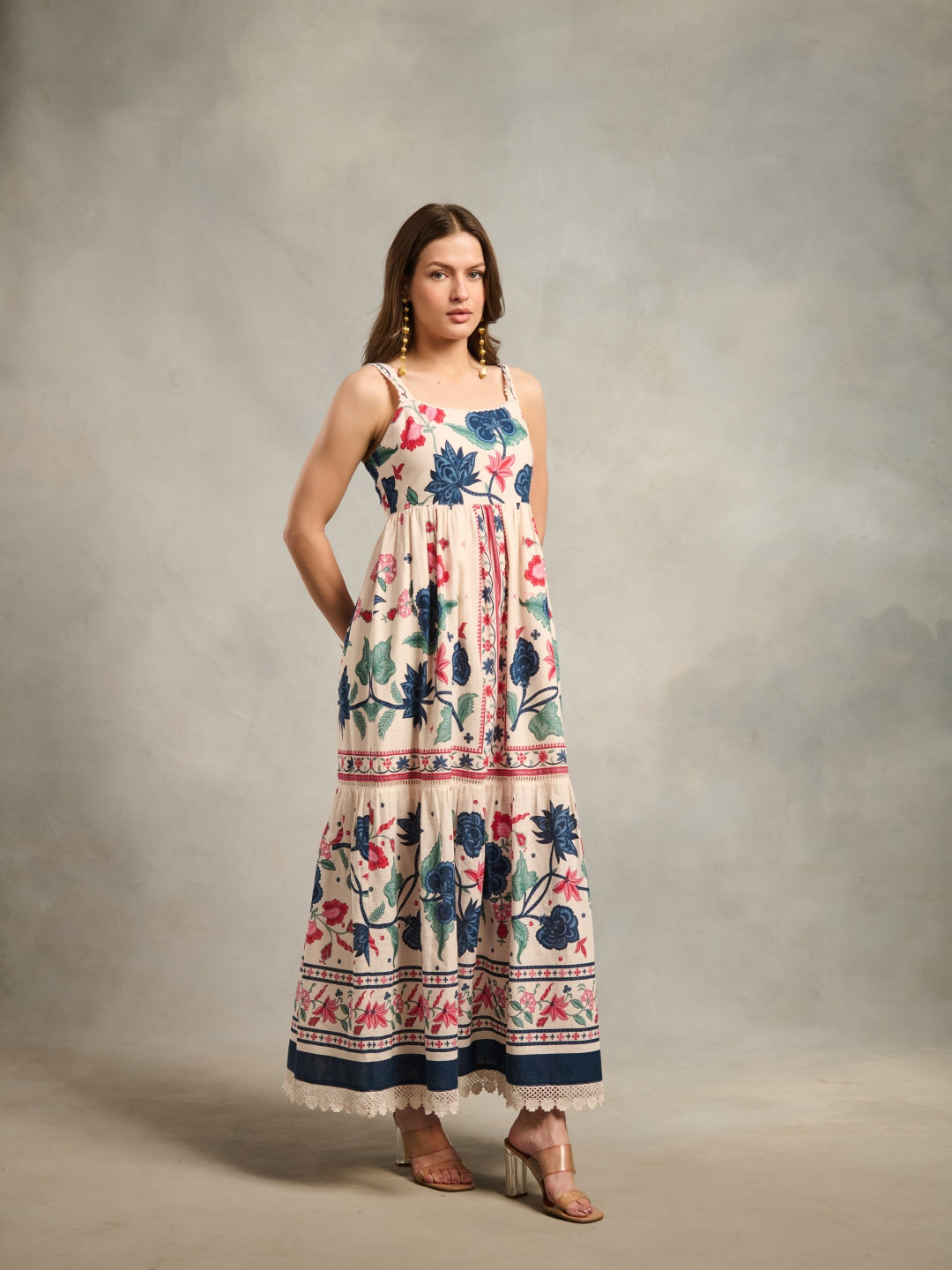 Tushita Mehta in Kaitlyn Printed Maxi