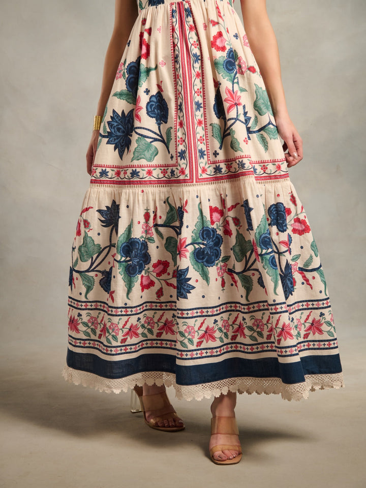 Tushita Mehta in Kaitlyn Printed Maxi