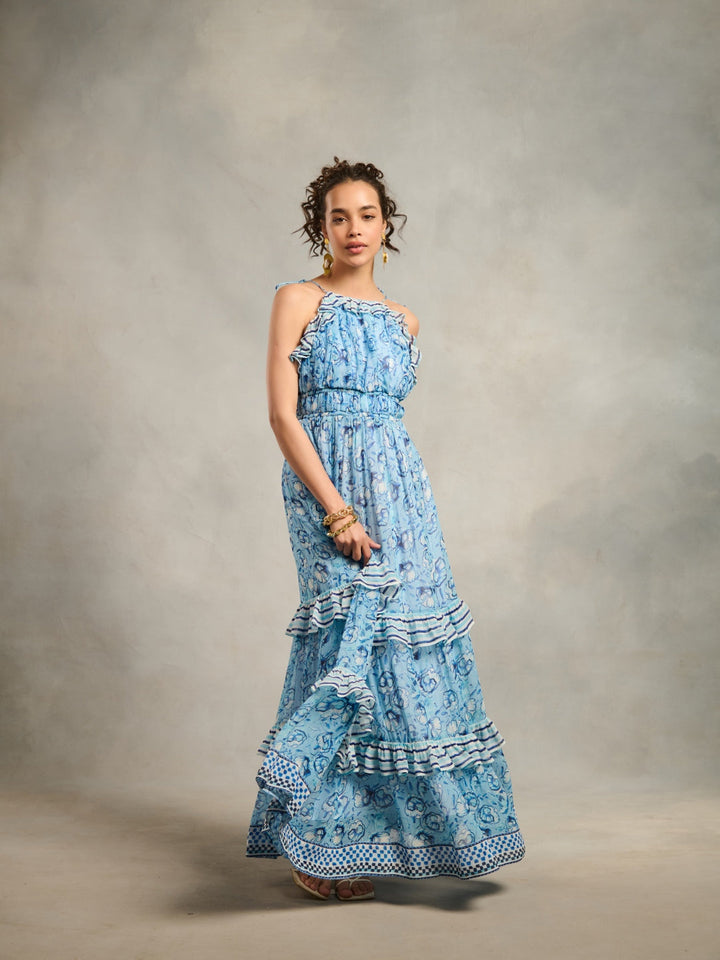 Radhica Diwan in our Laura Printed Maxi